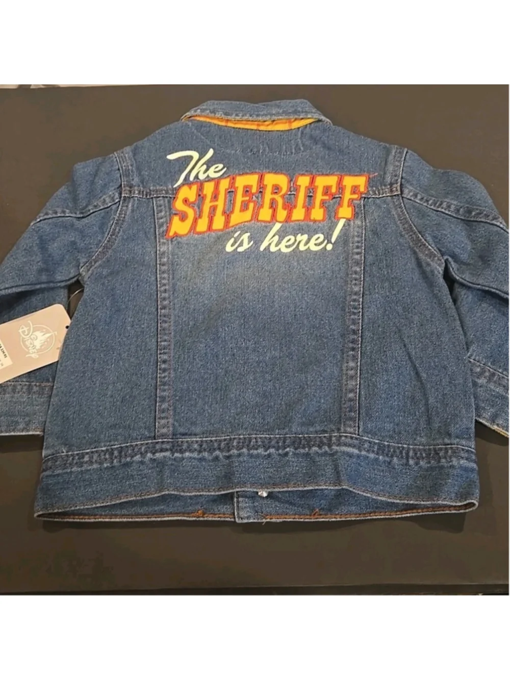 Disney Toy Story Rare Denim Jacket Sz 2T Woody Sheriff Pixar NWT (D-10)